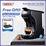 HiBREW Coffee Machine 19 Bar 3in1&4in1 Multiple Capsule Espresso Cafetera , Pod Coffee Maker
