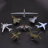 4D Third Generation 8 Models Aircraft J-20 Stealth Fighter B-2 Bomber Ospreys Helicopter Plastic
