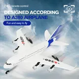Hot Gyro Airplane Airbus A380 P520 RC Airplane Foam Toys 2.4G Fixed Wing Plane Outdoor Toys Drone