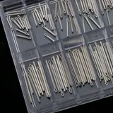180pcs Professional Stainless Steel Watch Band Link Cotter Pins Assortment 8mm-25mm