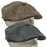 2020 new men's herringbone style berets retro woolen top felt hat fashion wild casual berets flat