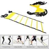 Football Speed Agility Training Ladder Nylon Straps Carry Bag Adults Kids Soccer Fans Jumping Ladder