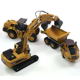 HUINA 1:50 dump truck excavator Wheel Loader Diecast Metal Model Construction Vehicle Toys for Boys
