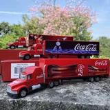 Diecast 1:87 Scale Transportation Special Container Truck Alloy Model Car Decoration Kid Toy