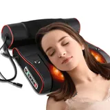 Electric Neck Relaxation head Massage Pillow Back Heating Kneading Infrared therapy shiatsu AB