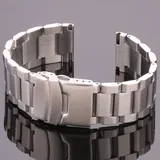 Stainless Steel Watch Band Strap Women Men Metal Watchband Link Bracelet 18mm 20mm 22mm 24mm