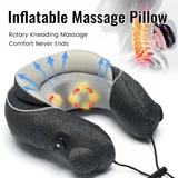 Electric U Shaped Massage Pillow Massager for Neck Shiatsu Travel pillow pain relief Smart portable