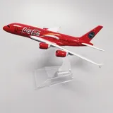 Alloy Metal Red Air Malaysia Airlines A380 Diecast Airplane Model Airbus 380 Airways Air Plane Model
