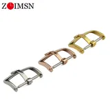 ZLIMSN Watch Buckle 16mm 18mm 20mm 316L Stainless Steel Watch Band Buckle Strap Clasp Replacement