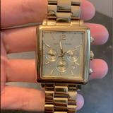 Michael Kors Jewelry | Michael Kors Square-Faced Gold Watch. Mk-5351 | Color: Gold | Size: Os