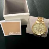 Michael Kors Accessories | Micheal Kors Mens Gage Watch Gold Tone | Color: Gold | Size: Os