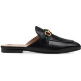 Princetown Slippers - Black - Gucci Flats