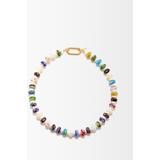 Éliou Mick Beaded & Baroque-pearl Gold-plated Necklace
