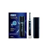 Oral-B Genius X Black Electric Toothbrush Designed By Braun + Travel Case