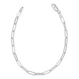 Chamonix Women's Bracelets Silver - Sterling Silver Paperclip Chain Bracelet