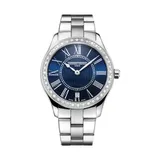 Frederique Constant Women's Swiss Classic Diamond Silver-Tone Stainless Steel Bracelet Watch