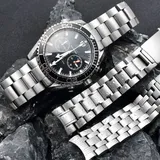 Quality watchband 316L 20mm 22mm Silver Stainless steel Watch Band For omega strap seamaster