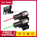 Tactical Compact Mini Red Dot Laser Sight Riflesscope Pistol Scope Mount for Rifle Sniper Hunting