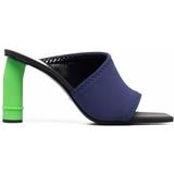 Colour-block High-heeled Mules - Blue - Nina Ricci Heels