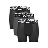 Nike Boys 8-20 3-Pack Of Boxer Briefs, Black, Medium