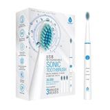 Women's USB Rechargeable Sonic Toothbrush, White