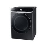 Samsung 7.5 Cubic Feet Cu. Ft. Smart Electric Stackable Dryer w/ Steam Dry in Brushed Black in Gray, Size 38.75 H x 27.0 W x 31.31 D in | Wayfair