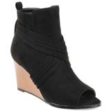 Sabeena Wedge Bootie - Black - Journee Collection Boots