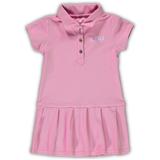 Girls Toddler Garb Pink LSU Tigers Caroline Cap Sleeve Polo Dress