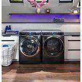 GE Appliances 7.8 Cubic Feet Cu. Ft. Smart Gas Stackable Dryer w/ Steam Dry in Gray/Black, Size 39.75 H x 28.0 W x 32.0 D in | Wayfair PFD95GSPTDS