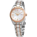 Quartz White Mother Of Pearl Dial Two-tone Watch