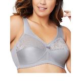 Women's Glamorise MagicLift Original Support Bra Wire Free, Soft Gray 52 J J