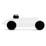 Playsam Mefistofele Model Racing Car Wood in White, Size 3.0 H x 8.0 W x 2.0 D in | Wayfair 14801