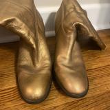 Nine West Shoes | Gold Cowboy Boots | Color: Gold | Size: 9