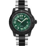 Seacloud Green Dial Two-tone Watch - Green - Gevril Watches
