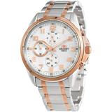 Sports Quartz White Dial Two-tone Watch - Pink - Orient Watches