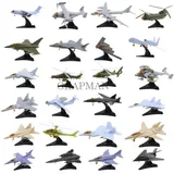 4D Assemble Mini Fighter F22 SU33 MIG29 Apache Scorpion Military Model Kits Militaire Helicopter