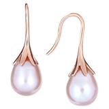 Cultured Freshwater Pearl Drop Earrings in 14K Yellow Gold (Also Available in 14k White Gold and 14k Rose Gold)