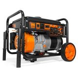 WEN 6000-Watt RV-Ready Portable Generator with Wheel Kit CARB Compliant