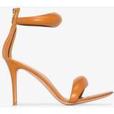 Bijoux 85 Leather Sandals - Brown - Gianvito Rossi Heels