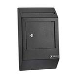 AdirOffice Heavy-Duty Weatherproof Secured Drop Box w/ Suggestion Cards, Steel in Black, Size 16.3 H x 10.0 W x 4.0 D in | Wayfair 631-13-BLK-PKG