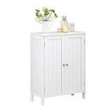 Jeroal 2 Door Accent Cabinet Wood in Brown/Green/White, Size 31.5 H x 23.6 W x 13.0 D in | Wayfair HB-MGM037-White