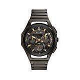 Bulova Men's CURV Chronograph Gray Stainless Steel Bracelet Watch