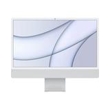 Apple iMac with 4.5K Retina display - All-in-one - M1 - RAM 8 GB - SSD 256 GB - M1 7-core GPU - WLAN: Bluetooth 5.0 802.11a/b/g/n/ac/ax - macOS Monterey 12.0 - monitor: LED 24 4480 x 2520 (4.5K) - keyboard: US - silver