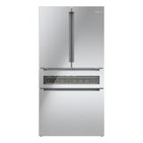Bosch 800 Series 36 in. 21 cu. ft. French Door Refrigerator in Stainless Steel with Refreshment Center, Counter Depth, Silver