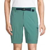 Men's Lands' End Outrigger Quick-Dry 9-inch Belted Cargo Swim Trunks, Size: XL, Dark Blue