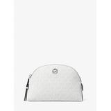 Michael Kors Heritage Large Logo Zip Pouch Grey One Size