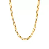 Belk & Co Hollow Oval Links Necklace in 10K Yellow Gold, 22 in