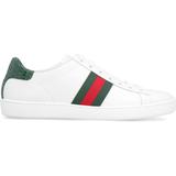 Ace Leather Low-top Sneakers - White - Gucci Sneakers