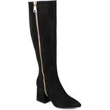Idinna Wide Calf Tall Boots - Black - Journee Collection Boots