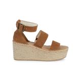 Soludos Women's Palma Suede Espadrille Platform Sandals - Walnut - Size 7